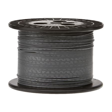 REMINGTON INDUSTRIES 28 AWG Gauge Stranded Hook Up Wire, 500 ft Length, Gray, 0.0126" Diameter, UL1007, 300 Volts 28UL1007STRGRA500